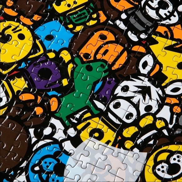 BNWT BAPE Bathing Ape Baby Milo Multicolor Safari Jigsaw Puzzle - Picture 2 of 6